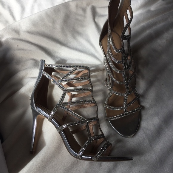 Aldo Norta rhinestone embellished caged stilettos! - Picture 3 of 8